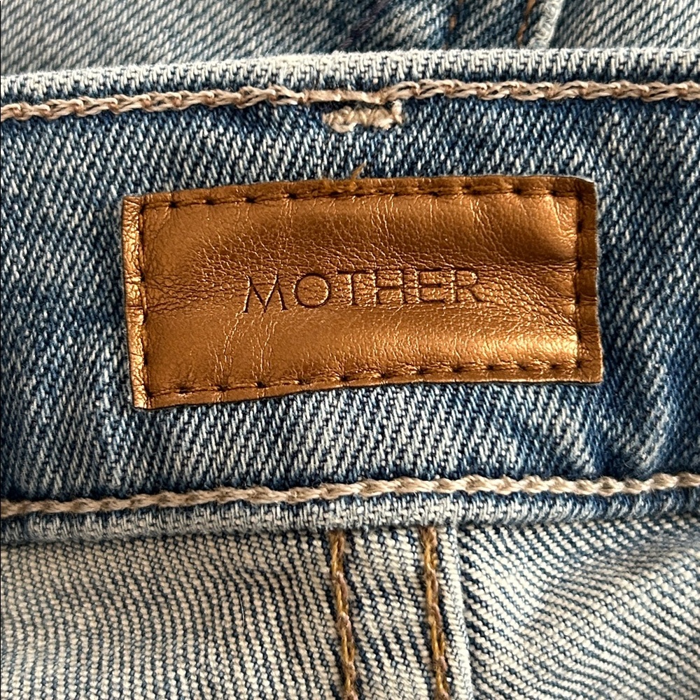 MOTHER The Hustler Ankle in Scenic Route Flared Jeans Light Wash Size 27 - Picture 6 of 10